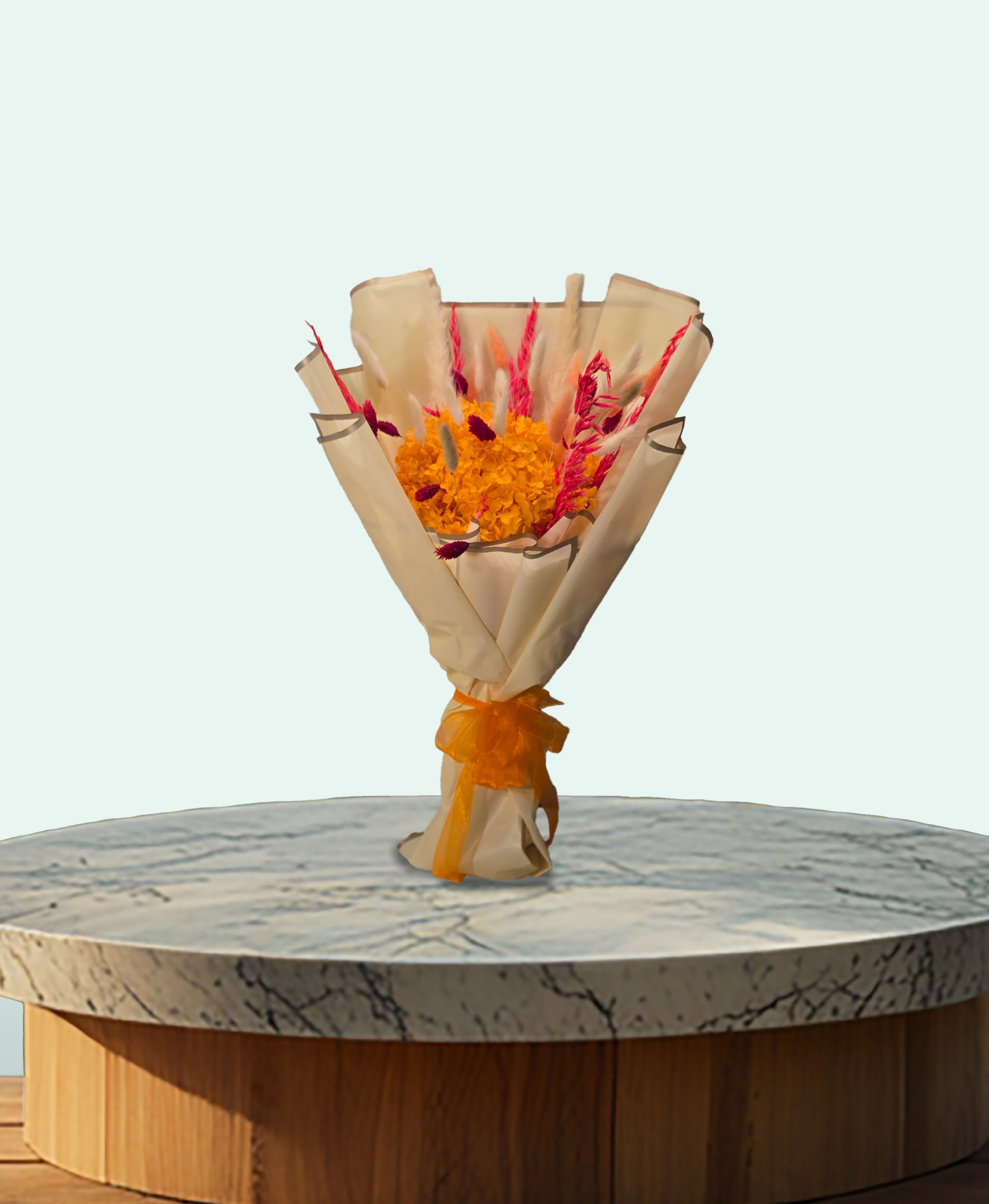 Golden Ember Dried Bouquet